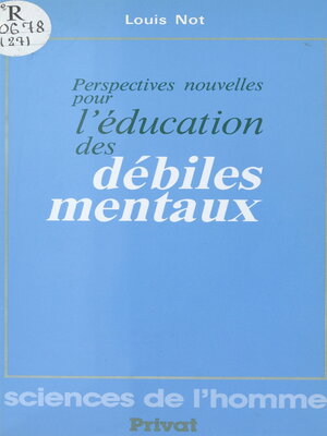 cover image of Perspectives nouvelles pour l'éducation des débiles mentaux